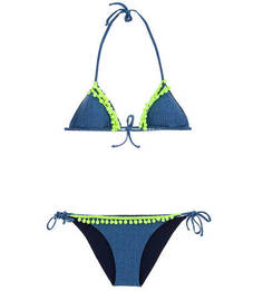 Раздельный купальный костюм с яркими нашивками MC2 Saint Barth