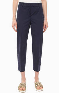 Синие хлопковые капри Pennyblack