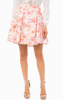 Короткая юбка с цветочным принтом Patrizia Pepe