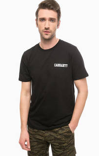 Хлопковая футболка черного цвета Carhartt WIP