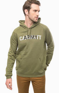 Толстовка цвета хаки с карманом-кенгуру Carhartt WIP
