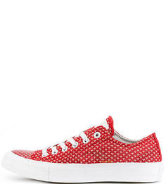 Текстильные кеды на шнурках Converse