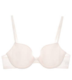 Бежево-розовый бюстгальтер с твердой чашкой Dkny