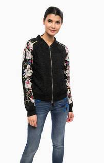 Кружевная куртка на молнии с вышивкой Desigual
