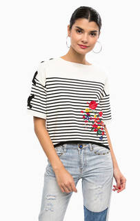 Джемпер из вискозы с вышивкой Desigual