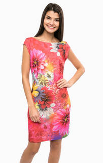 Приталенное платье с глубоким вырезом на спине Desigual