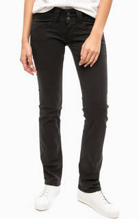Черные хлопковые брюки Pepe Jeans
