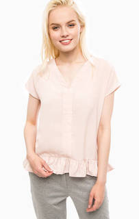 Трикотажная блуза с коротким рукавом Vero Moda