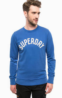 Свитшот с принтом в технике кракелюр Superdry