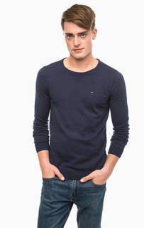 Однотонный джемпер из хлопка Hilfiger Denim