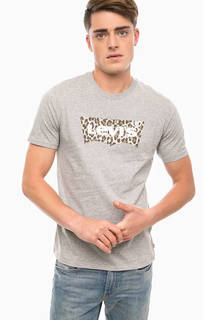 Серая футболка с принтом Levis®