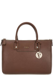 Сумка на молнии из сафьяновой кожи Furla