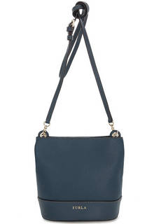 Маленькая кожаная сумка с тонким плечевым ремнем Furla