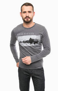 Хлопковая футболка с длинными рукавами Pepe Jeans