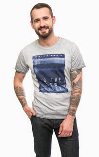 Хлопковая футболка с круглым вырезом Pepe Jeans