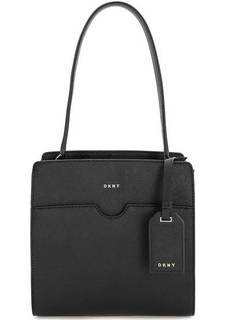 Маленькая кожаная сумка через плечо Dkny
