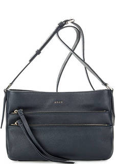 Маленькая кожаная сумка через плечо Dkny