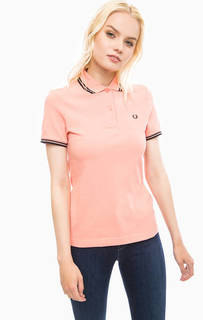 Футболка поло кораллового цвета Fred Perry