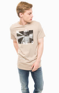 Хлопковая футболка с круглым вырезом Jack & Jones