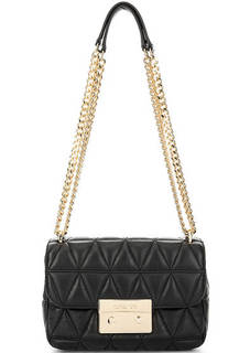 Кожаная сумка с откидным клапаном Michael Michael Kors
