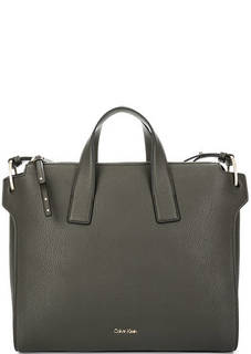 Серая сумка с одним отделом на молнии Calvin Klein Jeans