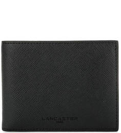 Черное портмоне из сафьяновой кожи Lancaster