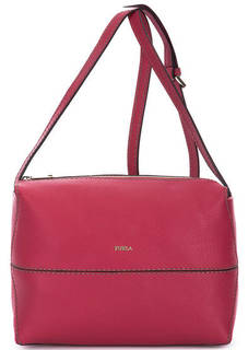 Маленькая сумка из мягкой кожи через плечо Furla
