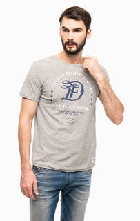 Хлопковая футболка с короткими рукавами Tom Tailor Denim