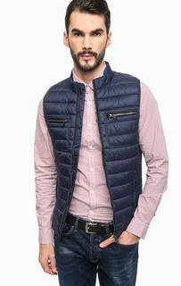 Стеганый жилет с наушника для прослушивания музыки Guess