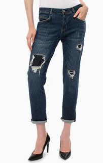 Рваные джинсы бойфренд со стандартной посадкой Guess