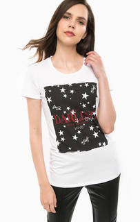 Хлопковая футболка с короткими рукавами Liu Jo