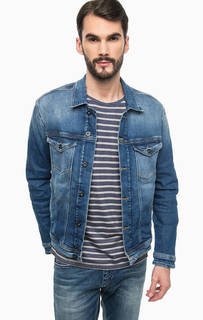 Джинсовая куртка с четырьмя карманами Hilfiger Denim
