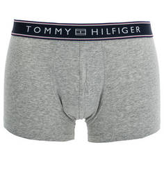 Трусы-боксеры из хлопка серого цвета Tommy Hilfiger