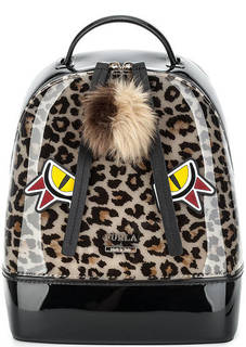 Маленький рюкзак с животным принтом Furla