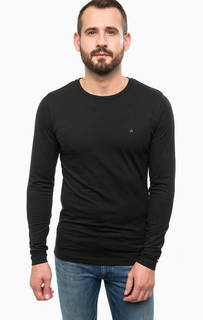 Черная футболка с длинными рукавами Calvin Klein Jeans