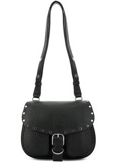 Кожаная сумка с карманами и откидным клапаном Rebecca Minkoff