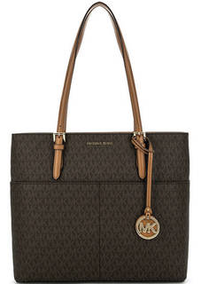 Сумка с длинными ручками и одним отделом Michael Michael Kors