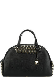 Кожаная сумка с металлическим декором Michael Michael Kors