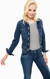 Джинсовая куртка с застежкой на болты Pepe Jeans