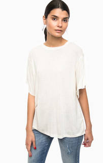 Однотонная футболка из вискозы Diesel