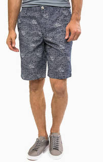 Синие хлопковые шорты на молнии Columbia