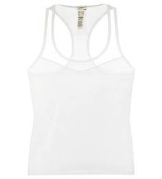 Белая майка с сетчатой вставкой Diesel