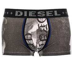 Трусы-боксеры с логотипом бренда на резинке Diesel
