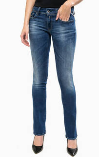 Расклешенные джинсы с заломами Replay