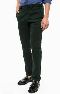 Зеленые брюки из хлопка Tommy Hilfiger