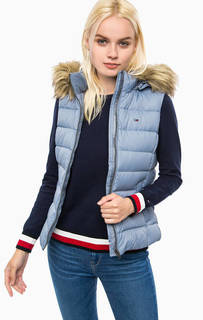 Утепленный жилет со съемным капюшоном Hilfiger Denim