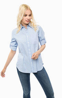 Хлопковая рубашка в полоску G Star RAW