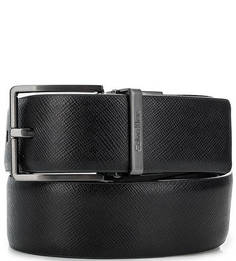 Черный ремень из натуральной кожи Calvin Klein Jeans