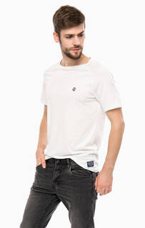 Однотонная хлопковая футболка Tom Tailor Denim