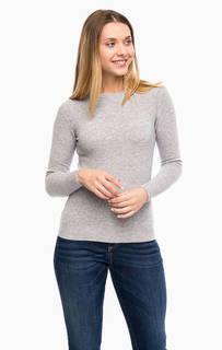 Серый джемпер из шерсти с круглым вырезом United Colors of Benetton